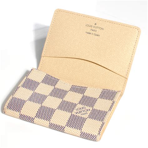 LOUIS VUITTON Damier Azur Business Card Holder.